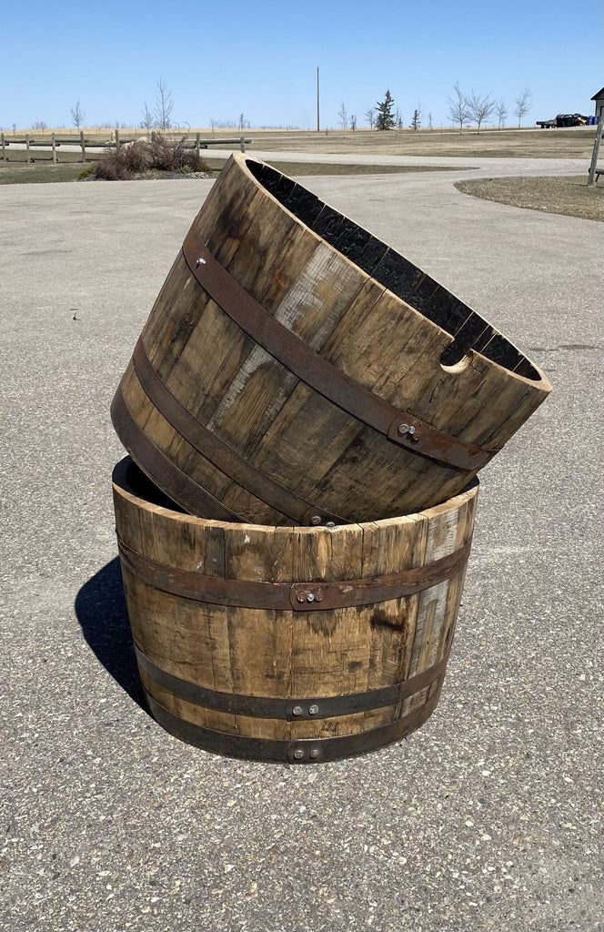 Whiskey Barrel Planters for sale 