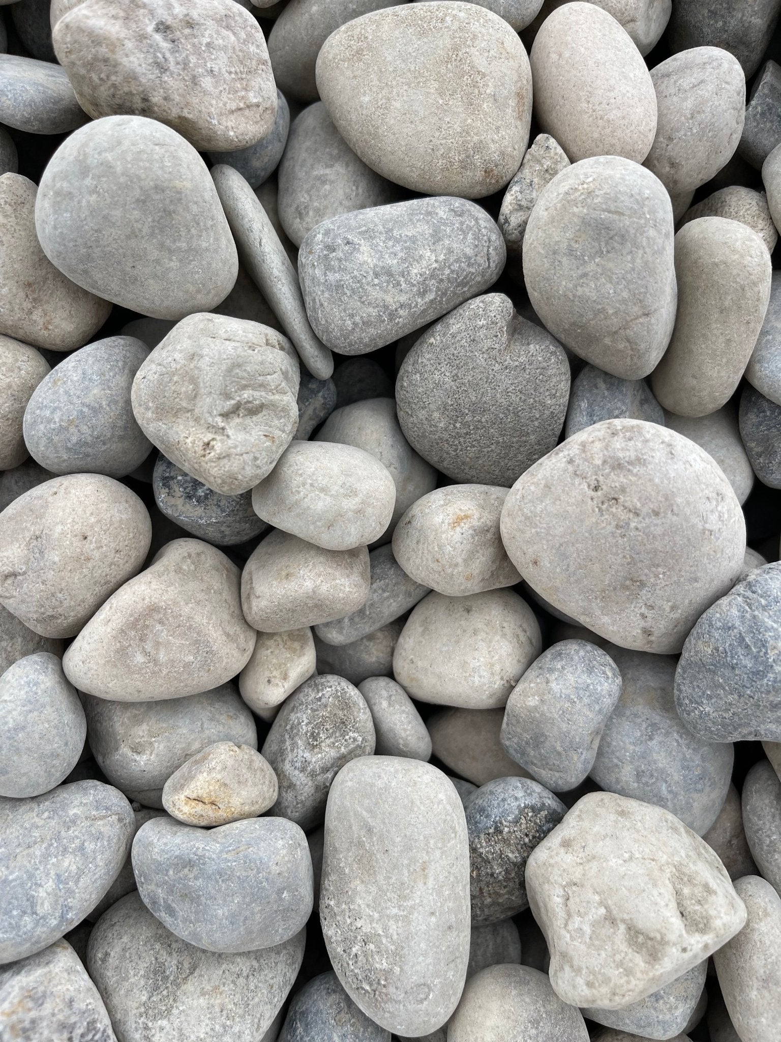 Whitewashed Rocks Washed Rock Calgary - Bulk Direct Landscape Supply