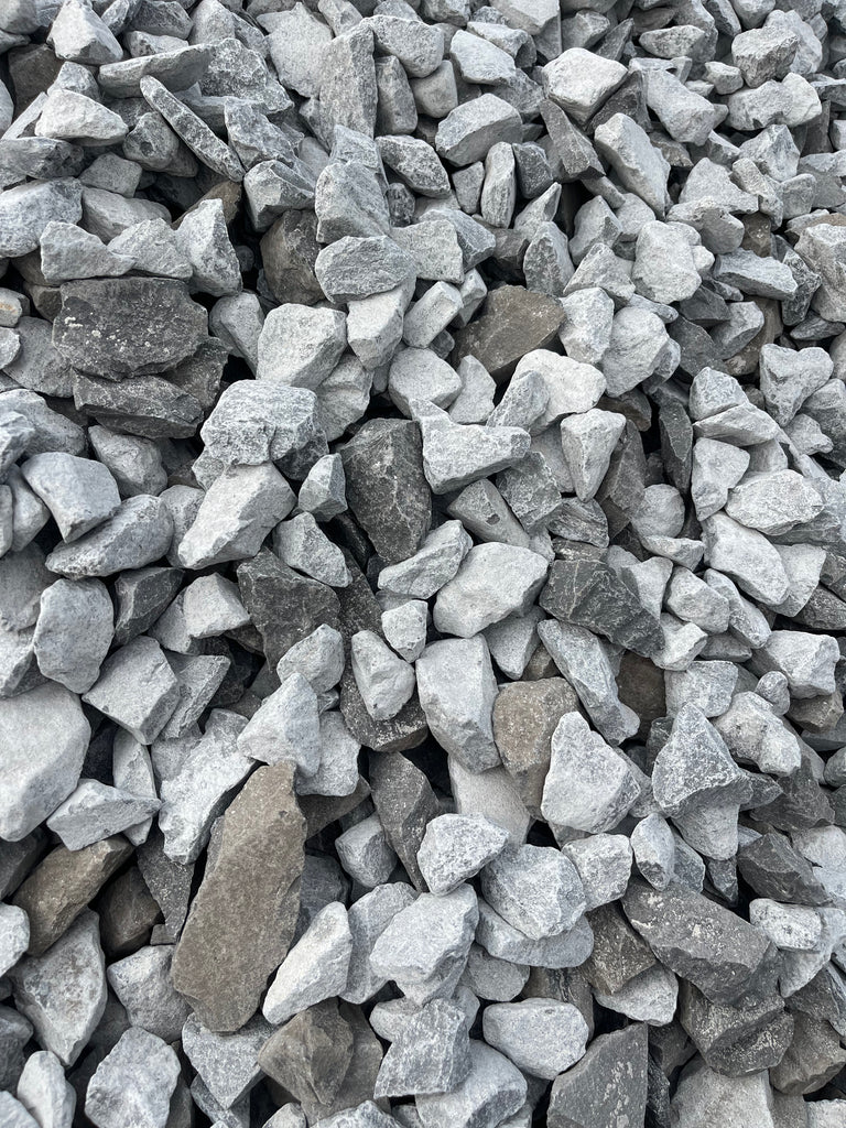 40mm Rundle and Limestone Rock Mix - Decorative Rock Calgary