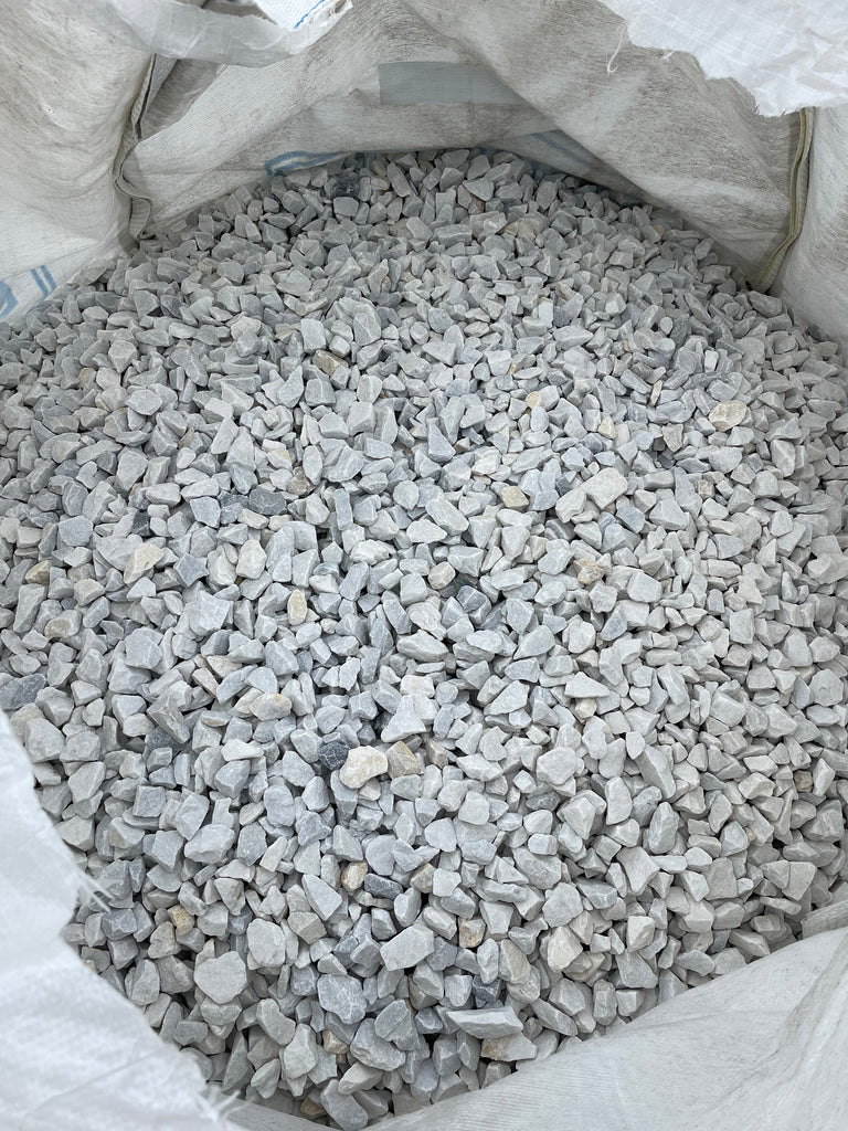 40mm Crystal White Rock 1 Yard Bag Bulk Direct Landscape Supply