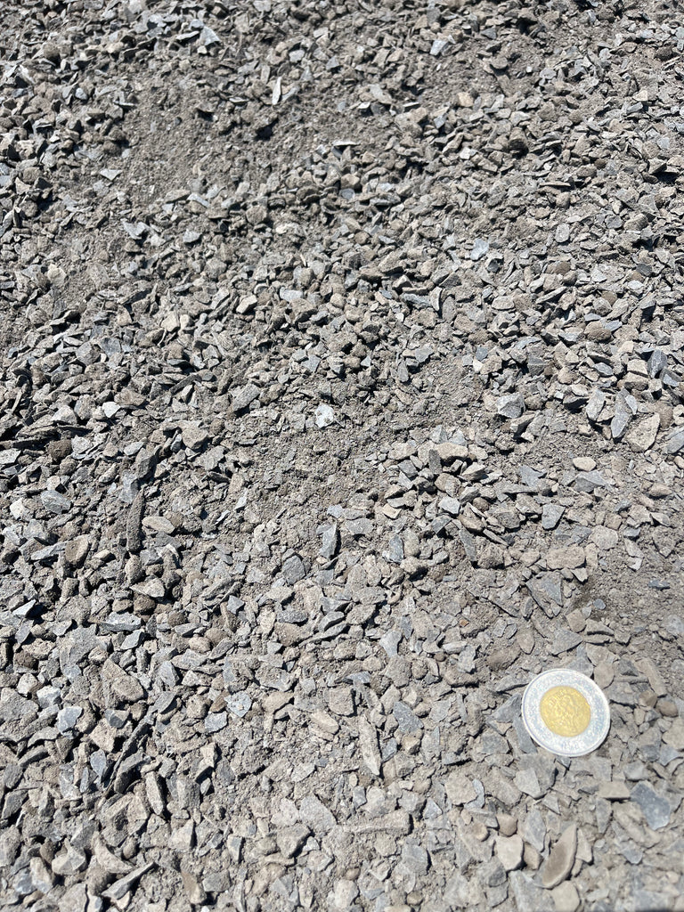 10mm Rundle Stone Path 10MM Rundle Rock Fines - Landscape Supplies Calgary