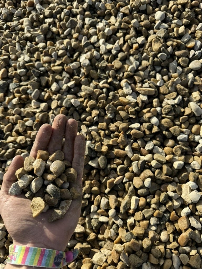 Wheighty Tan Rocks 20mm Tan Rock - Bulk Direct Landscape Supply