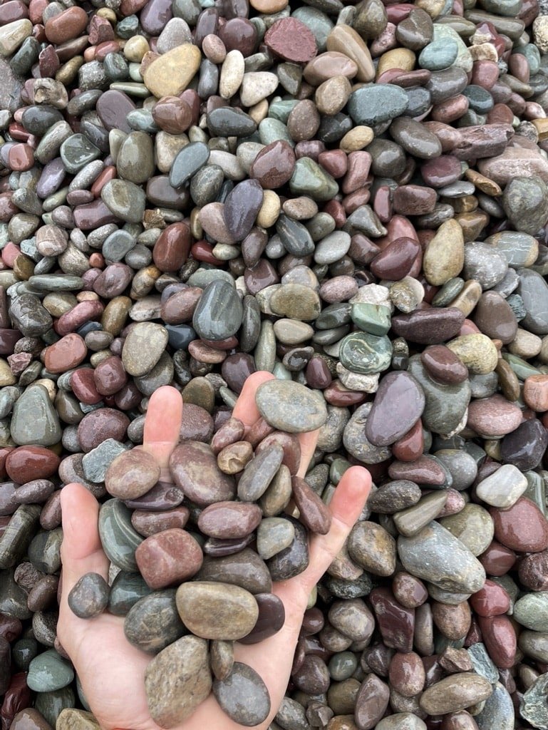 Rainbow Mist Rocks 40mm Montana Rainbow Rock - Calgary Landscape Supply