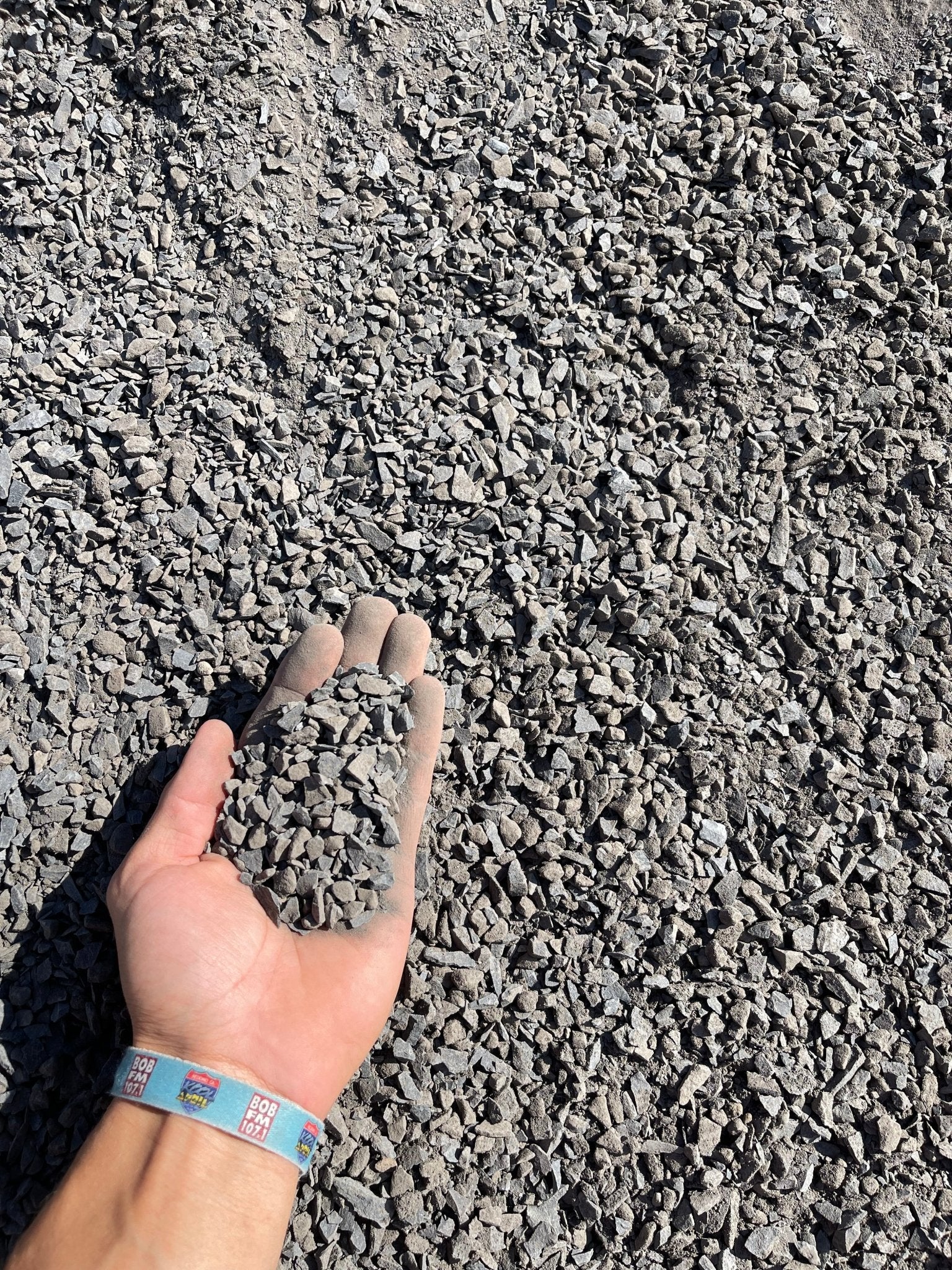 10mm Rundle Stone Path 10MM Rundle Rock 1 Yard Bag - Calgary Landscape Supplies